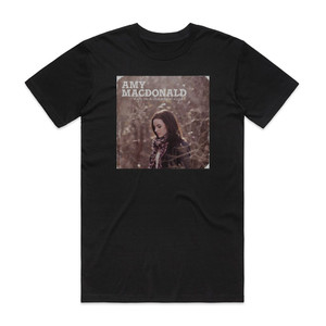 Amy Macdonald Life In A Beautiful Light 2 Album Cover T-Shirt Black Amy Macdonald Life In A Beautiful Light 2 Album Cover T-Shirt Black