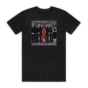 Art Brut Brilliant Tragic Album Cover T-Shirt Black Art Brut Brilliant Tragic Album Cover T-Shirt Black