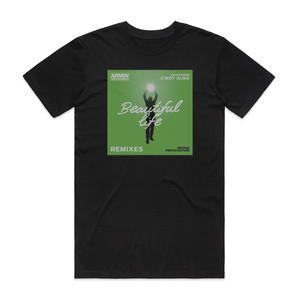 Armin van Buuren Beautiful Life Album Cover T-Shirt Black Armin van Buuren Beautiful Life Album Cover T-Shirt Black
