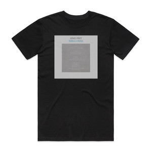 Arvo Part Tabula Rasa Album Cover T-Shirt Black Arvo Part Tabula Rasa Album Cover T-Shirt Black