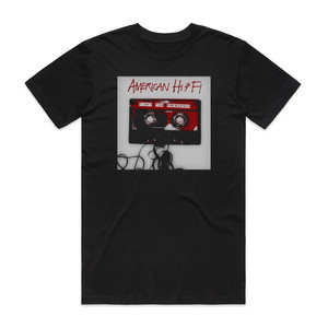 American Hi-Fi Fight The Frequency Album Cover T-Shirt Black American Hi-Fi Fight The Frequency Album Cover T-Shirt Black