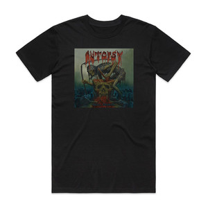 Autopsy Skull Grinder 1 Album Cover T-Shirt Black Autopsy Skull Grinder 1 Album Cover T-Shirt Black