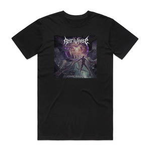 Antiverse Cosmic Horror Album Cover T-Shirt Black