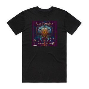 Alia Tempora Digital Cube Album Cover T-Shirt Black