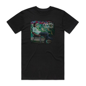 Akon I Cant Wait Album Cover T-Shirt Black