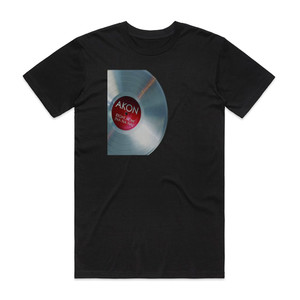 Akon Right Now Na Na Na Album Cover T-Shirt Black Akon Right Now Na Na Na Album Cover T-Shirt Black