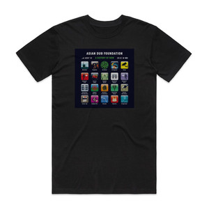 Asian Dub Foundation A History Of Now Album Cover T-Shirt Black Asian Dub Foundation A History Of Now Album Cover T-Shirt Black