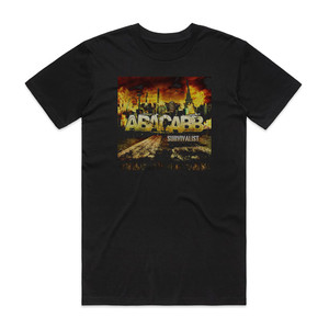 Abacabb Survivalist Album Cover T-Shirt Black Abacabb Survivalist Album Cover T-Shirt Black