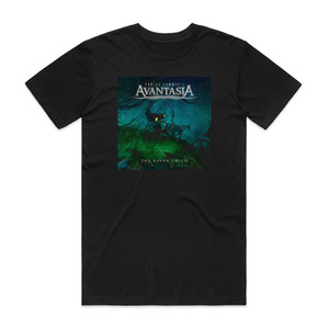 Avantasia The Raven Child Album Cover T-Shirt Black Avantasia The Raven Child Album Cover T-Shirt Black