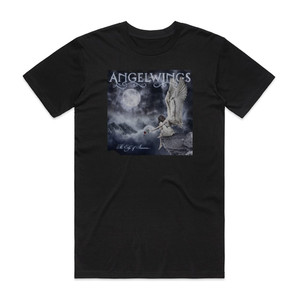 Angelwings The Edge Of Innocence Album Cover T-Shirt Black Angelwings The Edge Of Innocence Album Cover T-Shirt Black