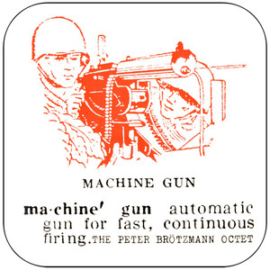 Peter Brotzmann Octet A Dave Brubeck Christmas Album Cover Sticker Album Cover Sticker