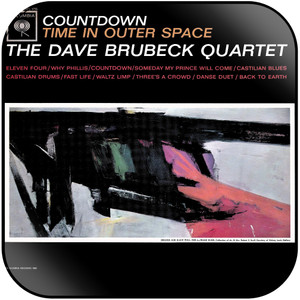 The Dave Brubeck Quartet Countdown Time In Outer Space-2 Album Cover Sticker Album Cover Sticker