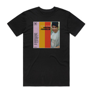 Aretha Franklin The Tender The Moving The Swinging Album Cover T-Shirt Black
