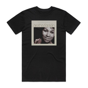 Aretha Franklin The Platinum Collection Album Cover T-Shirt Black Aretha Franklin The Platinum Collection Album Cover T-Shirt Black