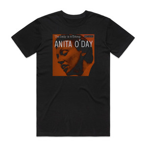 Anita ODay The Lady Is A Tramp Album Cover T-Shirt Black Anita ODay The Lady Is A Tramp Album Cover T-Shirt Black