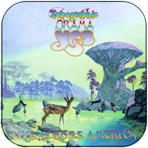 Yes Topographic Drama Live Across America Album Cover Sticker Yes Topographic Drama Live Across America Album Cover Sticker
