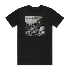 All Out War For Those Who Were Crucified Album Cover T-Shirt Black All Out War For Those Who Were Crucified Album Cover T-Shirt Black