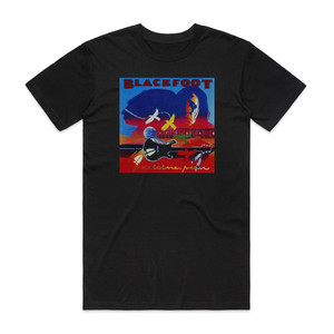 Blackfoot Medicine Man Album Cover T-Shirt Black Blackfoot Medicine Man Album Cover T-Shirt Black