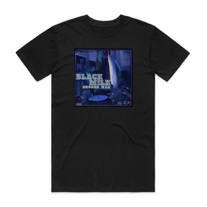 Black Milk Broken Wax The Ep Album Cover T-Shirt Black Black Milk Broken Wax The Ep Album Cover T-Shirt Black