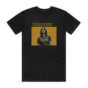 Brooke Annibale The Simple Fear Album Cover T-Shirt Black Brooke Annibale The Simple Fear Album Cover T-Shirt Black