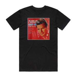 Bobby Vee The Night Has A Thousand Eyes Album Cover T-Shirt Black
