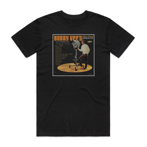 Bobby Vee Golden Greats Album Cover T-Shirt Black Bobby Vee Golden Greats Album Cover T-Shirt Black