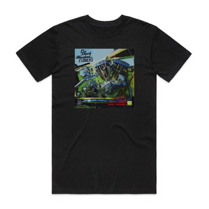 Black Market Flowers Thicket Album Cover T-Shirt Black Black Market Flowers Thicket Album Cover T-Shirt Black