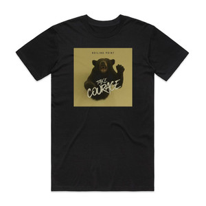 Boiling Point Take Courage Album Cover T-Shirt Black