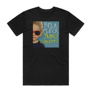 Bela Fleck Juno Concerto Album Cover T-Shirt Black Bela Fleck Juno Concerto Album Cover T-Shirt Black