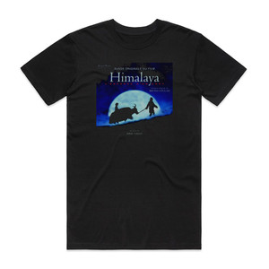 Bruno Coulais Himalaya Lenfance Dun Chef Album Cover T-Shirt Black Bruno Coulais Himalaya Lenfance Dun Chef Album Cover T-Shirt Black