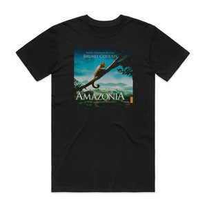 Bruno Coulais Amazonia Album Cover T-Shirt Black Bruno Coulais Amazonia Album Cover T-Shirt Black