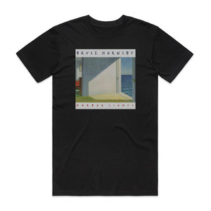 Bruce Hornsby Harbor Lights Album Cover T-Shirt Black Bruce Hornsby Harbor Lights Album Cover T-Shirt Black