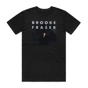 Brooke Fraser Flags Album Cover T-Shirt Black