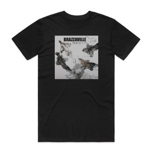 Brazzaville Dream Sea Album Cover T-Shirt Black Brazzaville Dream Sea Album Cover T-Shirt Black