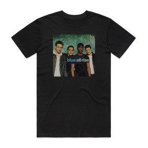 Blue All Rise Album Cover T-Shirt Black Blue All Rise Album Cover T-Shirt Black