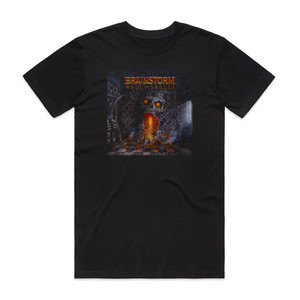 Brainstorm Wall Of Skulls Album Cover T-Shirt Black Brainstorm Wall Of Skulls Album Cover T-Shirt Black