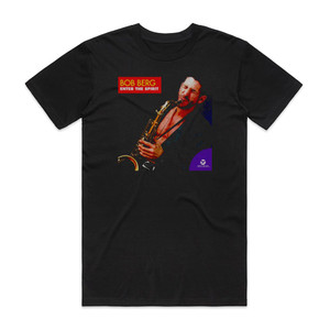 Bob Berg Enter The Spirit Album Cover T-Shirt Black Bob Berg Enter The Spirit Album Cover T-Shirt Black