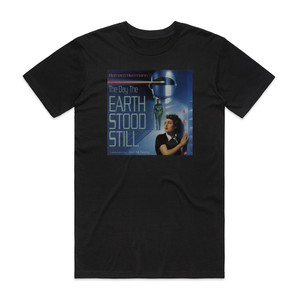 Bernard Herrmann The Day The Earth Stood Still Album Cover T-Shirt Black Bernard Herrmann The Day The Earth Stood Still Album Cover T-Shirt Black