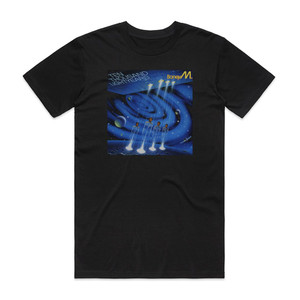 Boney M Ten Thousand Lightyears 1 Album Cover T-Shirt Black