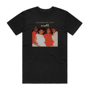 Boney M Kalimba De Luna Album Cover T-Shirt Black