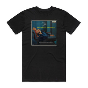 Beverly Kenney Born To Be Blue Album Cover T-Shirt Black Beverly Kenney Born To Be Blue Album Cover T-Shirt Black