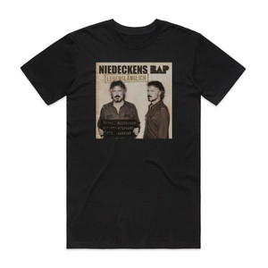 BAP Lebenslnglich 1 Album Cover T-Shirt Black BAP Lebenslnglich 1 Album Cover T-Shirt Black