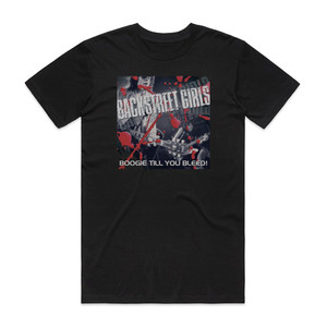 Backstreet Girls Boogie Till You Bleed Album Cover T-Shirt Black