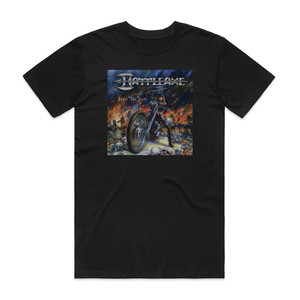 Battleaxe Burn This Town Album Cover T-Shirt Black Battleaxe Burn This Town Album Cover T-Shirt Black