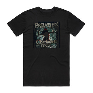 Bobaflex Charlatans Web Album Cover T-Shirt Black Bobaflex Charlatans Web Album Cover T-Shirt Black