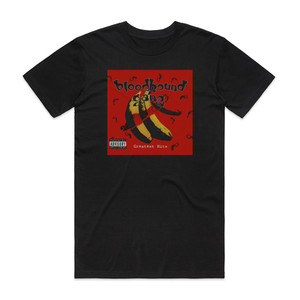 Bloodhound Gang Greatest Hits Album Cover T-Shirt Black Bloodhound Gang Greatest Hits Album Cover T-Shirt Black