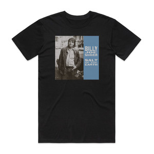 Billy Joe Shaver Salt Of The Earth Album Cover T-Shirt Black Billy Joe Shaver Salt Of The Earth Album Cover T-Shirt Black