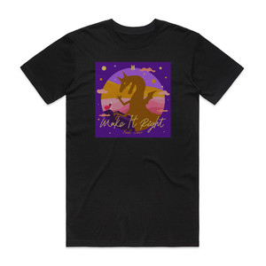 Bangtan Boys Make It Right Album Cover T-Shirt Black Bangtan Boys Make It Right Album Cover T-Shirt Black
