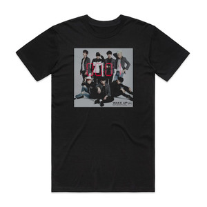 Bangtan Boys Wake Up Album Cover T-Shirt Black Bangtan Boys Wake Up Album Cover T-Shirt Black