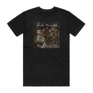 Bob Mould Workbook Album Cover T-Shirt Black Bob Mould Workbook Album Cover T-Shirt Black